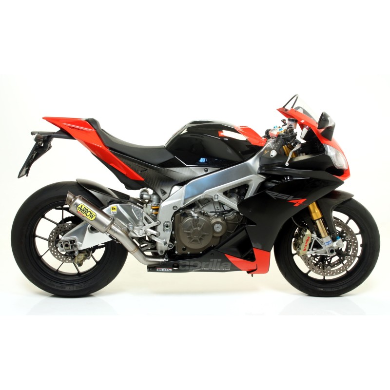 Terminale Race-Tech Approved alluminio con fondello carby Aprilia RSV 4 2009 2015