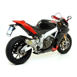 Terminale Race-Tech Approved alluminio con fondello carby Aprilia RSV 4 2009 2015