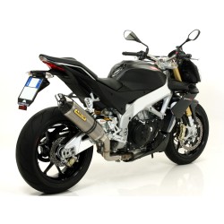 Terminale Race-Tech Approved alluminio con fondello carby Aprilia TUONO V4R / V4R APRC 2011 2015