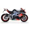 Terminale Race-Tech Approved alluminio con fondello carby Aprilia RSV 4 RR / RF 2015 2016