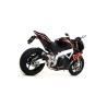 Terminale Race-Tech Approved alluminio con fondello carby Aprilia TUONO V4 1100 2017 2018