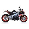 Terminale Race-Tech Approved alluminio con fondello carby Aprilia TUONO V4 1100 2015 2016