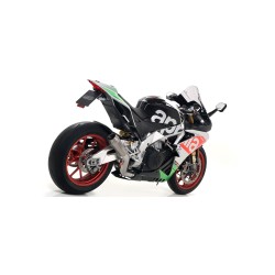 Terminale Race-Tech Approved alluminio con fondello carby Aprilia RSV 4 RR / RF 2017 2018