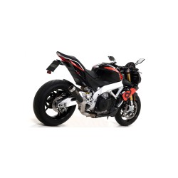 Terminale Race-Tech Approved alluminio con fondello carby Aprilia TUONO V4 1100 2017 2018