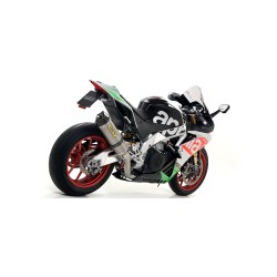 Terminale Race-Tech Approved alluminio con fondello carby Aprilia RSV 4 RR / RF 2017 2018