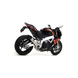 Terminale Race-Tech Approved alluminio con fondello carby Aprilia TUONO V4 1100 2017 2018