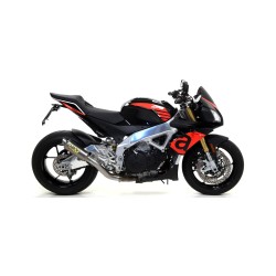 Terminale Race-Tech Approved alluminio con fondello carby Aprilia TUONO V4 1100 2017 2018