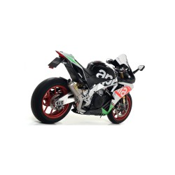 Terminale Race-Tech Approved alluminio con fondello carby Aprilia RSV 4 RR / RF 2017 2018