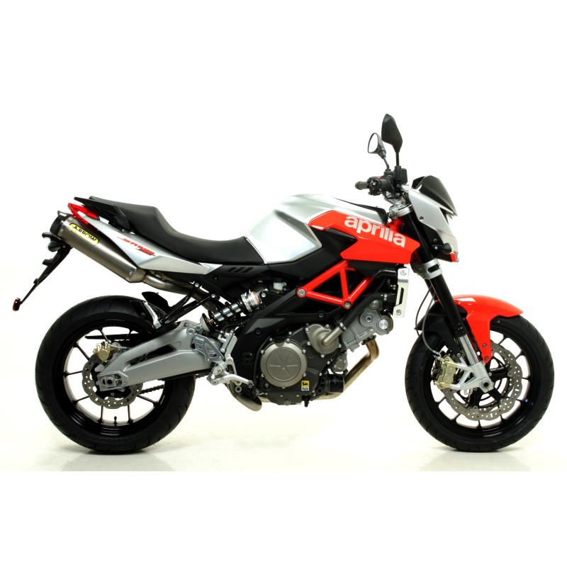 Terminali Thunder Approved Titanio (Dx+Sx) con fondello carby Aprilia SHIVER 750 2010 2017