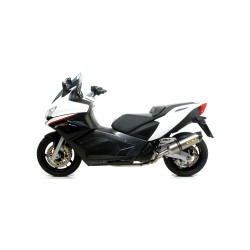 Terminale Race-Tech alluminio "Dark" con fondello carby Aprilia SRV 850 2012 2016