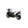 Terminale Race-Tech alluminio "Dark" con fondello carby Aprilia SRV 850 2012 2016