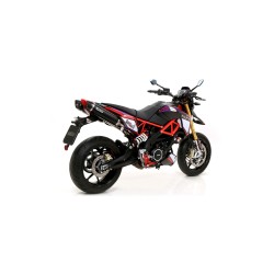 Terminali Thunder alluminio (Dx+Sx) con fondello carby Aprilia DORSODURO 900 2017 2019