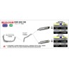 Terminale Indy Race carbonio omologato Honda CBR 600 RR 2007 2008
