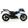 Terminale Thunder Approved carbonio con fondello carby Honda CBR 600 F 2011 2013