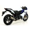 Terminale Street Thunder aluminium Dark"" Honda CBR 600 F 2011 2013