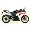Terminale Race-Tech alluminio con fondello carby Honda CBR 250 R 2011 2013