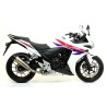 Terminale Race-Tech alluminio con fondello carby Honda CBR 500 R 2013 2015