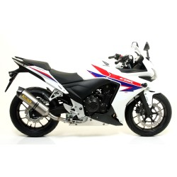 Terminale Race-Tech alluminio con fondello carby Honda CBR 500 R 2013 2015