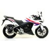 Terminale Race-Tech alluminio con fondello carby Honda CBR 500 R 2013 2015