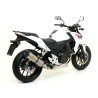 Terminale Race-Tech alluminio Dark" con fondello carby" Honda CB 500 F 2013 2015