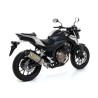 Terminale Race-Tech alluminio Dark" con fondello carby" Honda CB 500 F 2016 2018