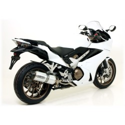 Terminale Race-Tech alluminio con fondello carby Honda VFR 800 F 2014 2016