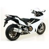 Terminale Race-Tech alluminio con fondello carby Honda VFR 800 F 2014 2016