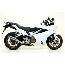 Terminale Race-Tech alluminio con fondello carby Honda VFR 800 F 2014 2016