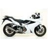 Terminale Race-Tech alluminio con fondello carby Honda VFR 800 F 2014 2016