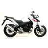 Terminale Race-Tech alluminio White" con fondello carby" Honda CB 500 F 2013 2015