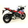 Terminale Indy-Race aluminium White"" Honda CBR 1000 RR 2014 2016