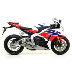 Terminale Indy-Race aluminium White"" Honda CBR 1000 RR 2012 2013