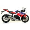 Terminale Indy-Race aluminium White"" Honda CBR 1000 RR 2012 2013