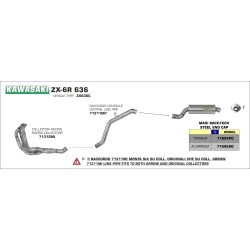 Terminale Maxi Race-Tech Approved Titanio Kawasaki ZX-6R 636 2005 2006