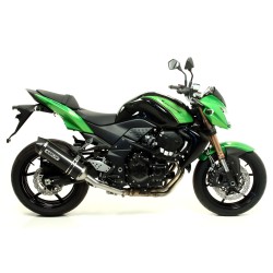 Terminale Pro-Racing omologato con fondello in acciaio inox Kawasaki Z 750 R 2011 2014