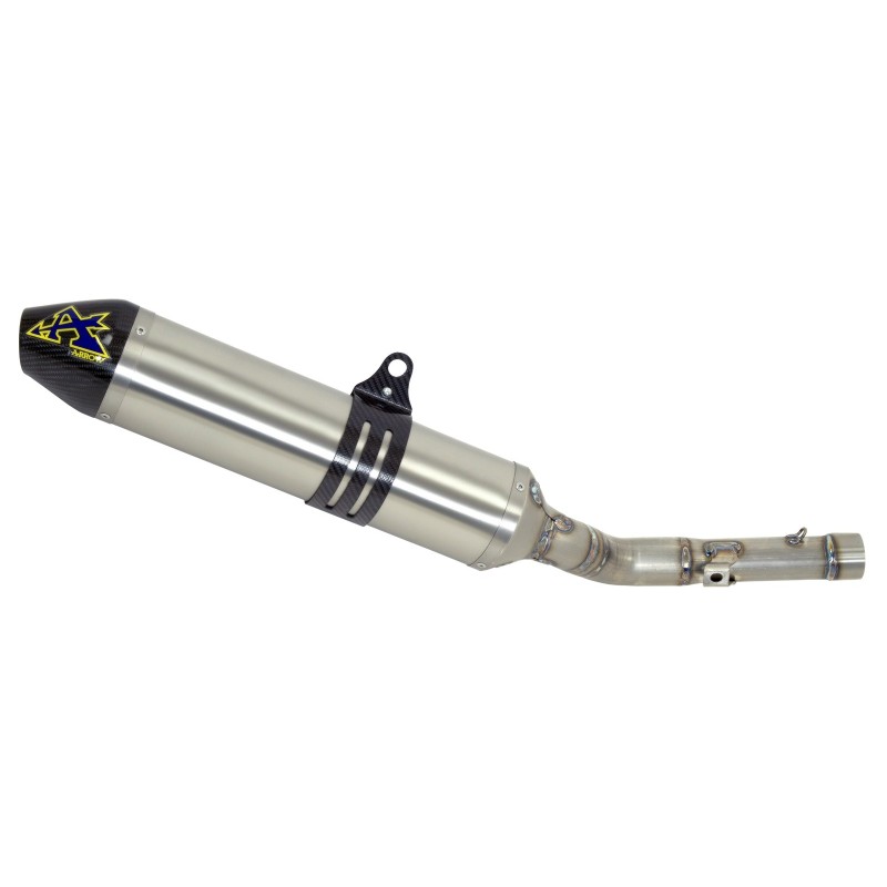 Terminale Off-Road Thunder titanio con fondello carby Kawasaki KLX 250 2009 2014