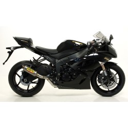 Terminale Race-Tech Approved aluminium Dark"" Kawasaki ZX-6R 2009 2016