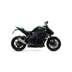 Terminali Thunder Approved Titanio (Dx+Sx) con fondello carby Kawasaki Z 1000 2017 2020