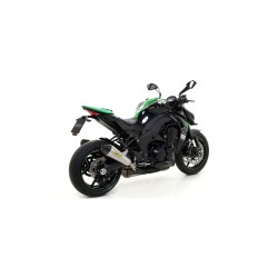 Terminali Thunder Approved Titanio (Dx+Sx) con fondello carby Kawasaki Z 1000 2017 2020