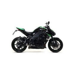 Terminali Thunder Approved Titanio (Dx+Sx) con fondello carby Kawasaki Z 1000 2017 2020