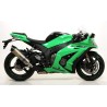 Terminale Pro-Racing omologato con fondello carby Kawasaki ZX-10R 2011 2015