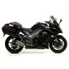 Terminali Thunder Approved Titanio (Dx+Sx) con fondello carby Kawasaki Z 1000SX 2011 2016