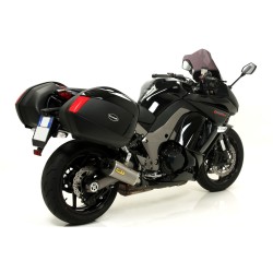 Terminali Thunder Approved Titanio (Dx+Sx) con fondello carby Kawasaki Z 1000SX 2011 2016
