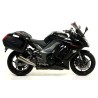 Terminali Thunder Approved Titanio (Dx+Sx) con fondello carby Kawasaki Z 1000SX 2011 2016
