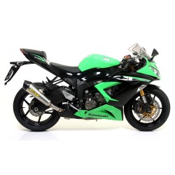 Terminale Race-Tech titanio con fondello carby Kawasaki ZX-6R 636 2013 2016