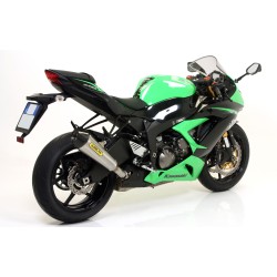 Terminale Race-Tech titanio con fondello carby Kawasaki ZX-6R 636 2013 2016