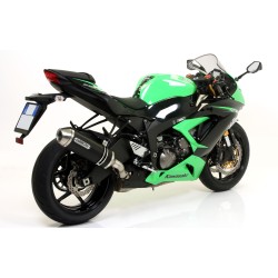 Terminale Race-Tech titanio con fondello carby Kawasaki ZX-6R 636 2013 2016