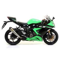 Terminale Race-Tech titanio con fondello carby Kawasaki ZX-6R 636 2013 2016