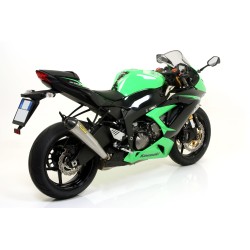 Terminale Race-Tech titanio con fondello carby Kawasaki ZX-6R 636 2013 2016