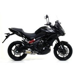 Terminale Race-Tech Approved alluminio Dark" con fondello carby" Kawasaki Versys 650 2015 2016